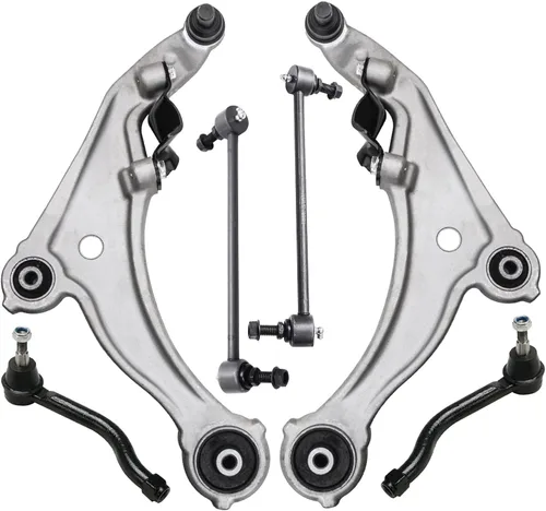 Miniatura 307 de Detroit Axle - Kit de extremo delantero para Chrysler 300 Dodge Charge Challenger 2011-2023, 2 brazos de control inferiores traseros 2 rótulas