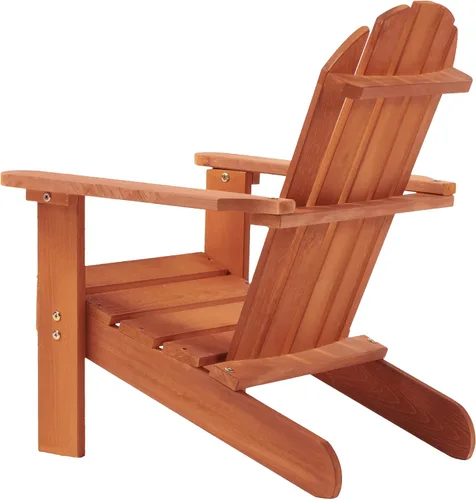 Miniatura 3 de Silla Adirondack en miniatura de madera maciza Hemlock, tumbona compacta para patio al aire libre, resistente a la intemperie, asiento de hoguera