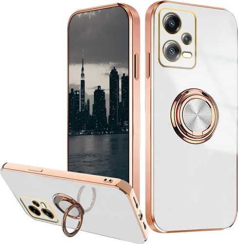 Miniatura 12 de Compatible con Xiaomi Redmi Note 12 Pro Plus Case Ring Holder Magnet Green, para Redmi Note 12 Pro Plus Funda de teléfono de silicona a prueba