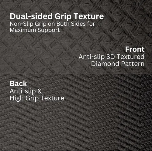 Miniatura 3 de Foldable Large Yoga Mat: Extra 6mm & 8mm Thick Workout Mat for Home Gym and Travel - Anti-Slip Folding Exercise Mat for Yoga, Pilates, and More Negro