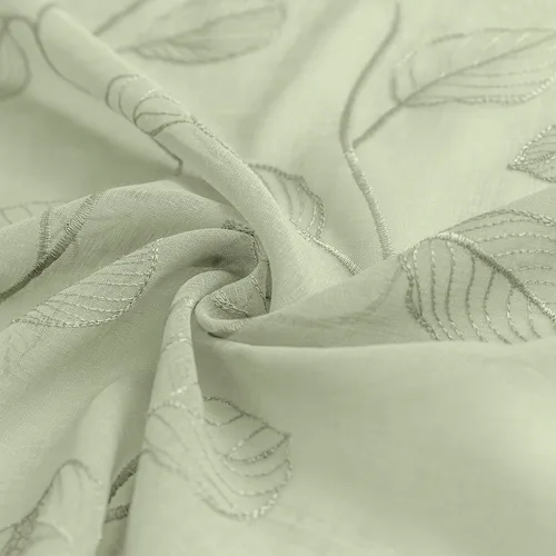 Miniatura 8 de Valance Cenefa de cocina con diseño bordado de hojas