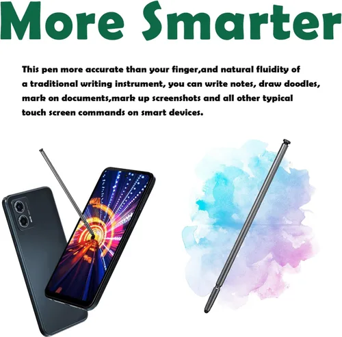 Miniatura 4 de Repuesto para Moto G Stylus 5G 2023 Stylus Pen para Motorola Moto G Stylus 5G (2023) Pen Touch Pen Moto G 5G 2023 Stylus Pen (negro)