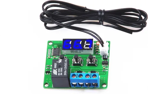 Miniatura 9 de NOYITO Módulo controlador de temperatura digital de -58℉ a +257 ℉ Interruptor de control de temperatura NTC Sonda de sensor impermeable - Pantalla
