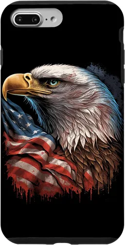 Miniatura 12 de Funda patriótica para iPhone 11 Pro Max con ojos de águila calva americana