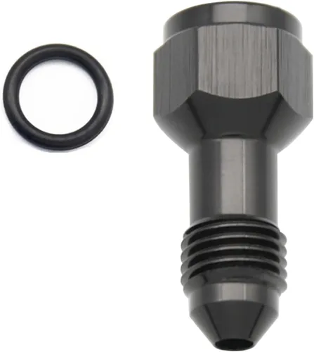 Miniatura 6 de Aluminio 3AN hembra a 3AN macho extensor de montaje, conector adaptador de extensiones AN3 con anillo tórico, negro