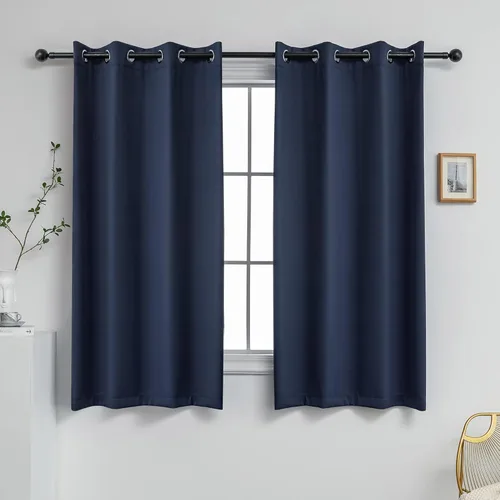 Miniatura 25 de YGO - Cortinas verdes de 183 cm de ancho por 213 cm de largo para dormitorio - Cortinas opacas con ojales en la parte superior, extra anchas