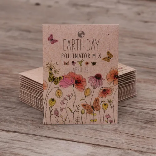 Miniatura 5 de 25 paquetes de semillas navideñas del Día de la Tierra 2025 (paquetes de semillas de mezcla de flores de silvestre)
