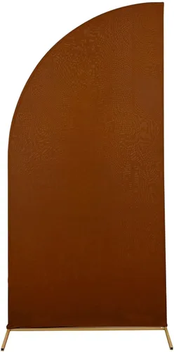 Miniatura 148 de Efavormart - Juego de 4 fundas de elastano beige para arco de media luna, fundas de telón de fondo Chiara de 2.5 pies a 7 pies para escenarios
