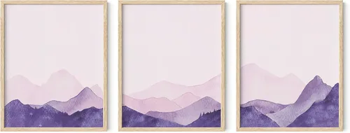 Miniatura 65 de HAUS AND HUES Arte de pared moderno de mediados de siglo, decoración bohemia para pared, juego de 3 impresiones artísticas de sol, decoración