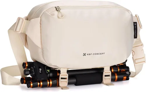 Miniatura 17 de K&F Concept Bolsa Bandolera 2 en 1 para Uso Diario, Bolsa de Hombro y Mochila Cruzada Multifuncional para Fotografía con Cámara DSLR, Bolsa Portátil