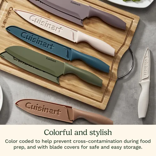 Miniatura 3 de Cuisinart Advantage - Juego de cuchillos de cocina de 12 piezas, cuchillos de acero inoxidable con revestimiento antiadherente de calidad Forest