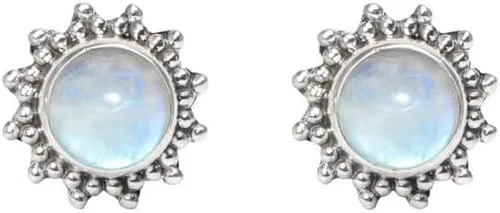 Miniatura 2 de Aretes tipo dormilona hechos a mano de plata de ley 925 para mujeres y niñas, regalos de Navidad