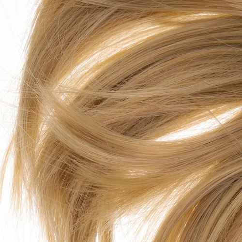 Miniatura 3 de Lurrose Gorra de béisbol con extensiones de cabello, peluca corta y recta, peluca sintética adjunta, peluca de fijación rápida para mujer, Amarillo