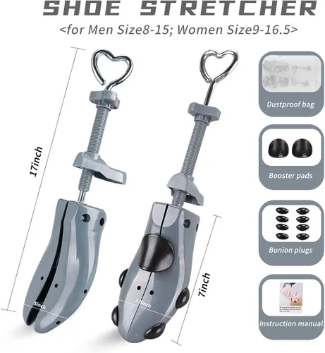 Miniatura 3 de Camilla de zapatos para hombres y mujeres, expansor de zapatos de 4 vías, resuelve los problemas de juanetes y otros problemas de pies causados por