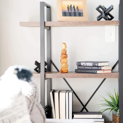 Miniatura 9 de Rocas apilables de pino natural, bloques de madera grandes, juego de rompecabezas Montessori, juguetes para niños pequeños para aula, juego