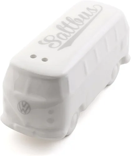 Miniatura 3 de BRISA VW Collection - Salero y pimentero Volkswagen de cerámica con diseño de autobús T1 juego de 2 piezas (autobús clásico/blanco y azul)