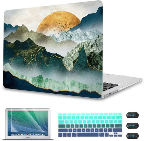Miniatura 12 de CISSOOK Compatible con modelos de fundas para MacBook Air de 13 pulgadas: A1369 y A1466, versión anterior 2010-2017, carcasa rígida de plástico