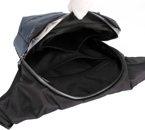 Miniatura 6 de Riñonera de nailon para hombres y mujeres, motocicleta, ciclismo, riñonera para viajes, al aire libre, senderismo, táctica, bolsa cruzada