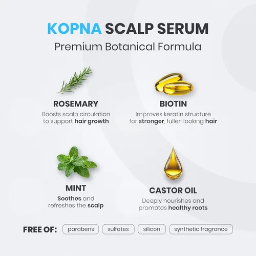 Miniatura 4 de Suero para el cuero cabelludo para adelgazar el cabello – Fórmula botánica premium para un cabello de aspecto más completo y cuero cabelludo