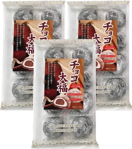 Miniatura 5 de Frutas japonesas Daifuku (pastel de arroz)-sabores de chocolate