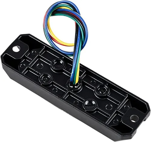 Miniatura 3 de corp 100X 4-LED Montaje en superficie SYNC advertencia de emergencia advertencia intermitente barra de luz estroboscópica para coche camión 12V-24V