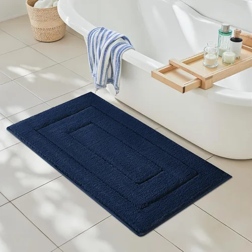 Miniatura 98 de GRANNY SAYS Alfombras de baño antideslizantes, lavables, extra suaves y absorbentes de agua para baño, alfombra de baño peluda de felpa, alfombra
