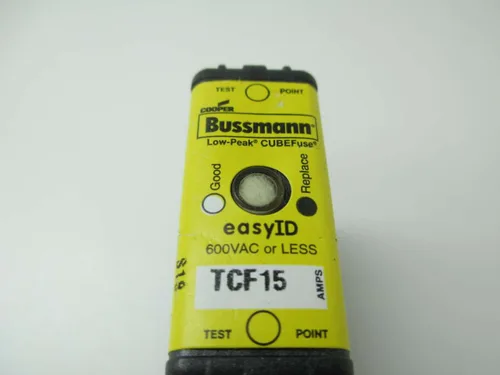 Miniatura 5 de Fusibles industriales y eléctricos 600V 15A tiempo de retardo de dedo seguro Ind