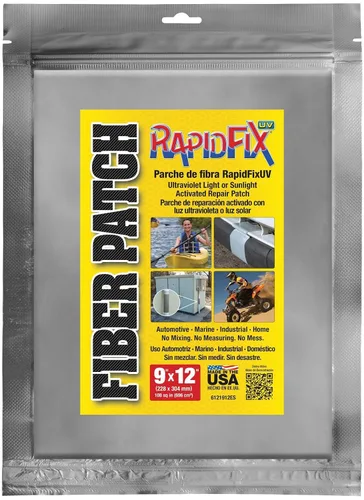 Miniatura 7 de RapidFix UV Parche de reparación de fibra 3x6 pulgadas