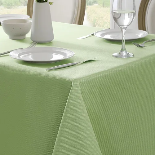 Miniatura 13 de Softalker - Mantel rectangular con textura tejida y patrón jacquard, impermeable, fácil de limpiar, resistente a las manchas y sin arrugas