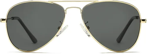 Miniatura 2 de Pro Acme Gafas de sol polarizadas pequeñas de aviador para niños y niñas marco de metal ligero de 2 a 10 años