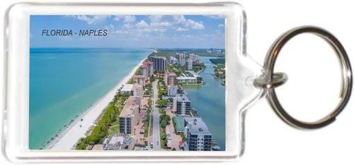 Miniatura 7 de Florida USA United States Acrílico Llaveros Llaveros Titulares - 6 3-Multi
