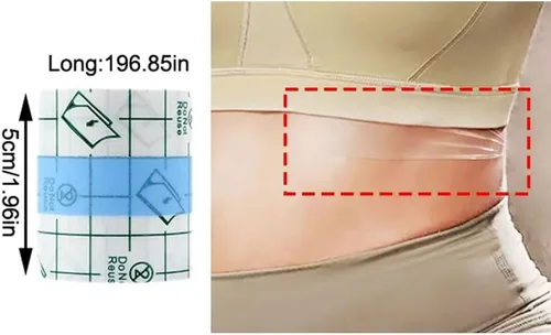 Cinta de prevención de ampollas, impermeable, antidesgaste, tiras transparentes invisibles, anti-rozaduras, cinta de fricción para muslos, brazos,