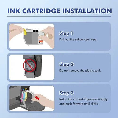 Miniatura 4 de LC401 LC401XL MFC-J1010DW - Cartuchos de tinta para impresora Brother LC 401 401XL para MFC-J1010DW MFC-J1170DW MFC-J1012DW MFC-J1800DW MFC J1010DW