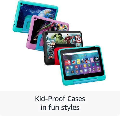 Miniatura 7 de Tablet Amazon Fire HD 8 Kids Pro (últ. modelo), 6-12 años. Pantalla HD de 8″, contenido sin publicidad, control parental, batería de 13 h, funda