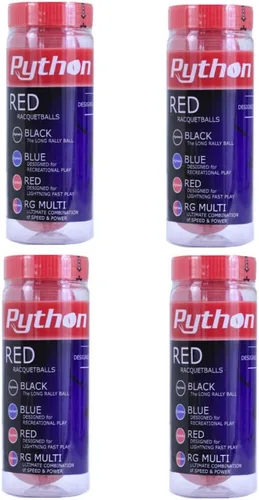 Python 3 Bola Can Red Pelotas de Ráquetbol (¡Relámpago Rápido!)