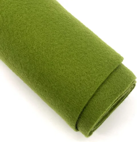 Miniatura 11 de Ice Fabrics - Tela de fieltro para manualidades por yarda - 72 pulgadas de ancho y 1.6 mm de grosor, fieltro acrílico verde manzana suave y duradero