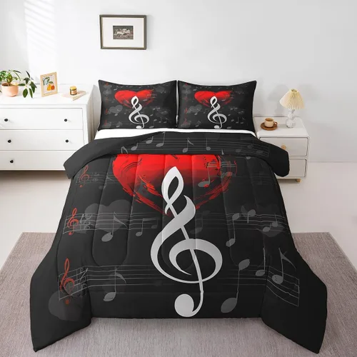 Miniatura 14 de Erosebridal Juego de ropa de cama individual para niñas, juego de edredón de juegos para niños, juego de cama de juegos para niños, color naranja