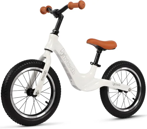 Miniatura 10 de Bicicleta de equilibrio para niños y niñas de 3, 4, 5, 6 años, neumáticos de aire con marco de aleación de magnesio, ligera, sin pedales, bicicleta
