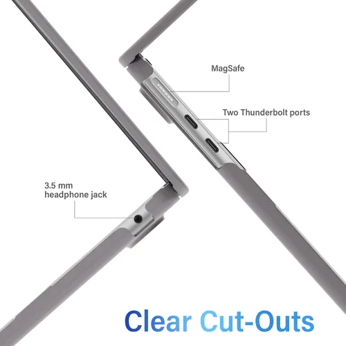 Miniatura 33 de IBENZER Funda para MacBook Air de 13 pulgadas 2026 2025 2024 2023 2022 M4 A3240 M3 A3113 M2 A2681, funda rígida con cubierta de teclado ScreenFilm
