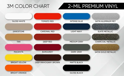 Miniatura 4 de 3M 1/4" x 150' Cinta de vinilo para automóviles (gris medio)