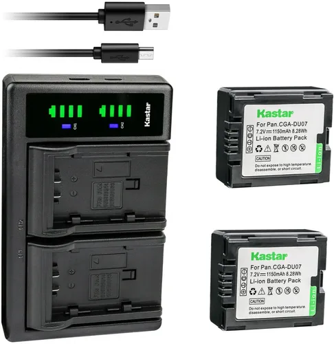 Miniatura 5 de Kastar Cargador de batería USB LTD2 compatible con Panasonic CGA-DU06, CGR-DU06, CGA-DU07, CGR-DU07, CGA-DU12, CGR-DU12, CGA-DU14, CGR-DU14