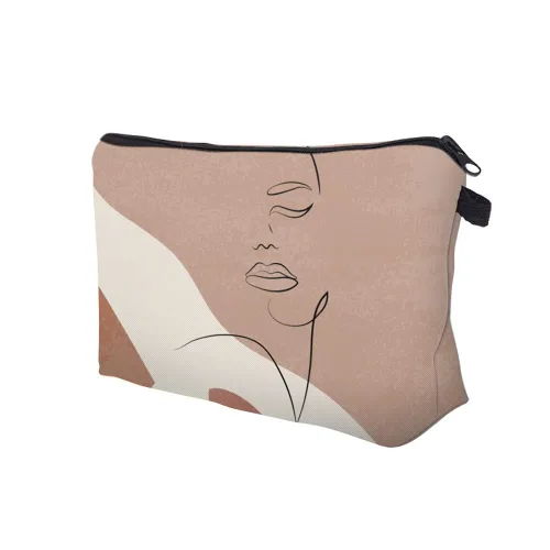 Miniatura 7 de Deanfun Bolsa de cosméticos para mujer, 2 piezas de flores de mandala, bolsas de maquillaje impermeables, bolsa espaciosa para artículos de tocador