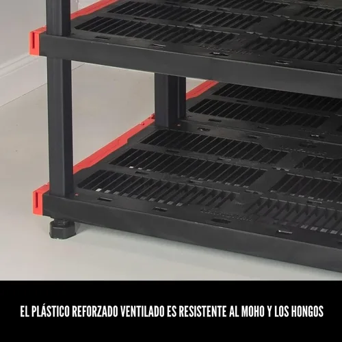 Miniatura 9 de CX Craftsman, estante de almacenamiento de 4 niveles altamente duradero, 200 libras/estante