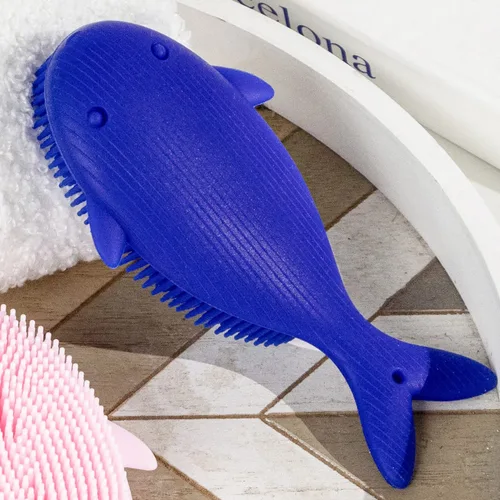 Miniatura 5 de Cepillo sensorial prémium para niños o autismo, limpiador corporal de silicona suave, cepillos sensoriales 2 en 1 para terapia ocupacional, esponja