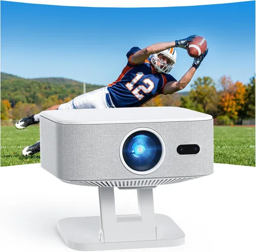 Miniatura 11 de Proyector con WiFi y Bluetooth: [Auto Focus/Keystone] - Proyector Bluetooth portátil compatible con NICPOW Full HD 1080P 4K para dispositivos