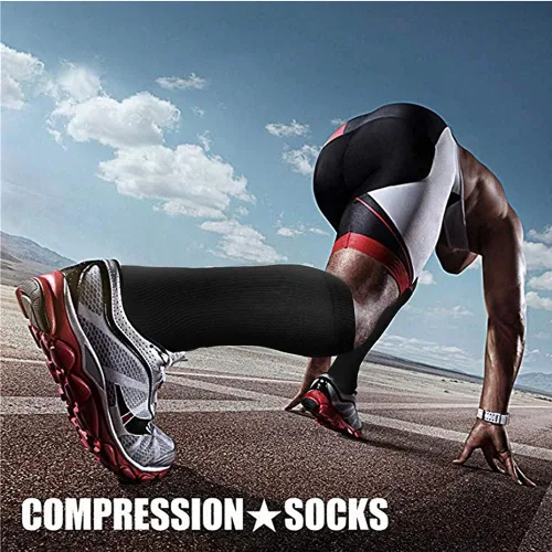 Miniatura 35 de CHARMKING - Calcetines de compresión para mujeres y hombres (3 pares), 15-20 mm Hg, el mejor apoyo para atletismo, running o ciclismo, mejora
