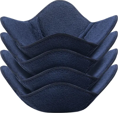 Miniatura 18 de Aticca Juego de 4 almohadillas calientes para tazas de caldo para microondas y platos calientes, multiusos, a prueba de calor Rojo