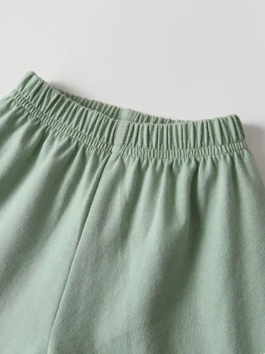 Miniatura 62 de Conjunto de 3 piezas de ropa de bebé recién nacido con estampado de manga larga + pantalones + sombrero