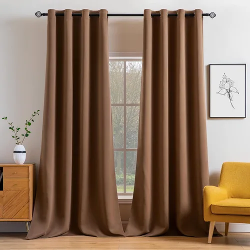 Miniatura 106 de MIULEE Cortinas opacas para dormitorio o sala de estar, juego de 2 paneles de cortina para ventana con aislamiento térmico y bloqueo de luz