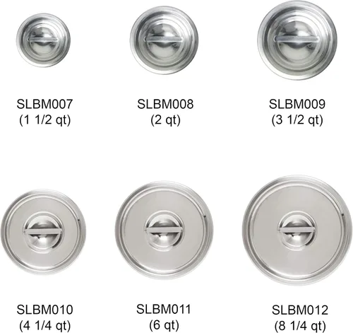 Miniatura 4 de Excellant e Cubierta Bain Marie de acero inoxidable de 6 cuartos